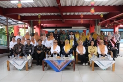 DWP DKI Jakarta Foto Bersama Dengan Ketua DWP Kabupaten Kepulauan Seribu, Indah Susanti beserta jajaran.