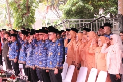 Penghormatan Kepada Bendera Merah Putih.