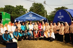 DWP Provinsi DKI Jakarta, DWP Dinas Sosial Provinsi DKI Jakarta, dan DWP Kota Administrasi Jakarta Pusat, Kolaborasi ini menjadi bentuk sinergi kepedulian antarunsur DWP dalam merespons kebutuhan masyarakat yang terdampak bencana.