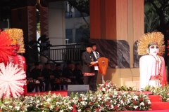 Sambutan Upacara Peringatan Hari Lahir Pancasila di Balai Kota.