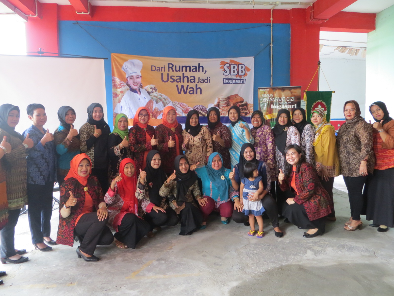 Demo Masak Bogasari di Rusun Dinas Penanggulangan Kebakaran dan Penyelamatan Prov. DKI Jakarta