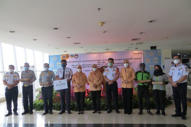 Jumat Barokah Kepada PJLP Dinas Perhubungan Provinsi DKI Jakarta